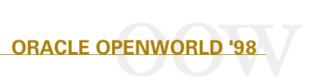 Oracle OpenWorld '98
