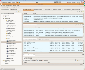SQLstream screenshot